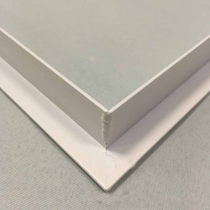 LED Panel Surface Mounting Aluminum Frame Box Kit For Ceiling Panel 600 x 600 White Coating