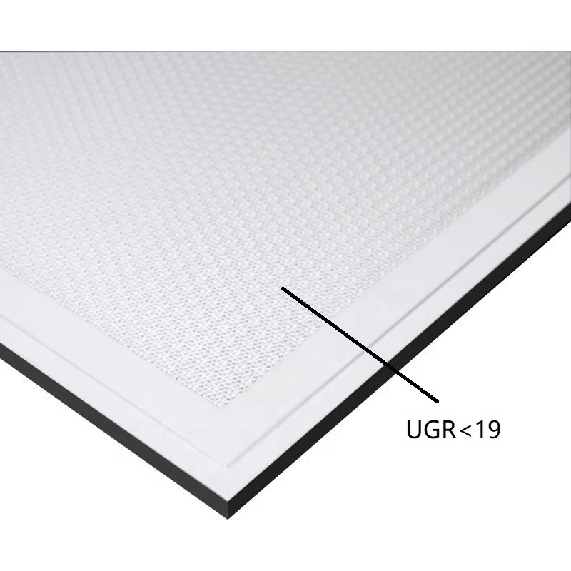 High Bright Ultra Slim Pmma Lgp Led Panel Light 600x600 40w Ugr<19 Dimmable 0-10v Led Ceiling Light For Indoor Lighting