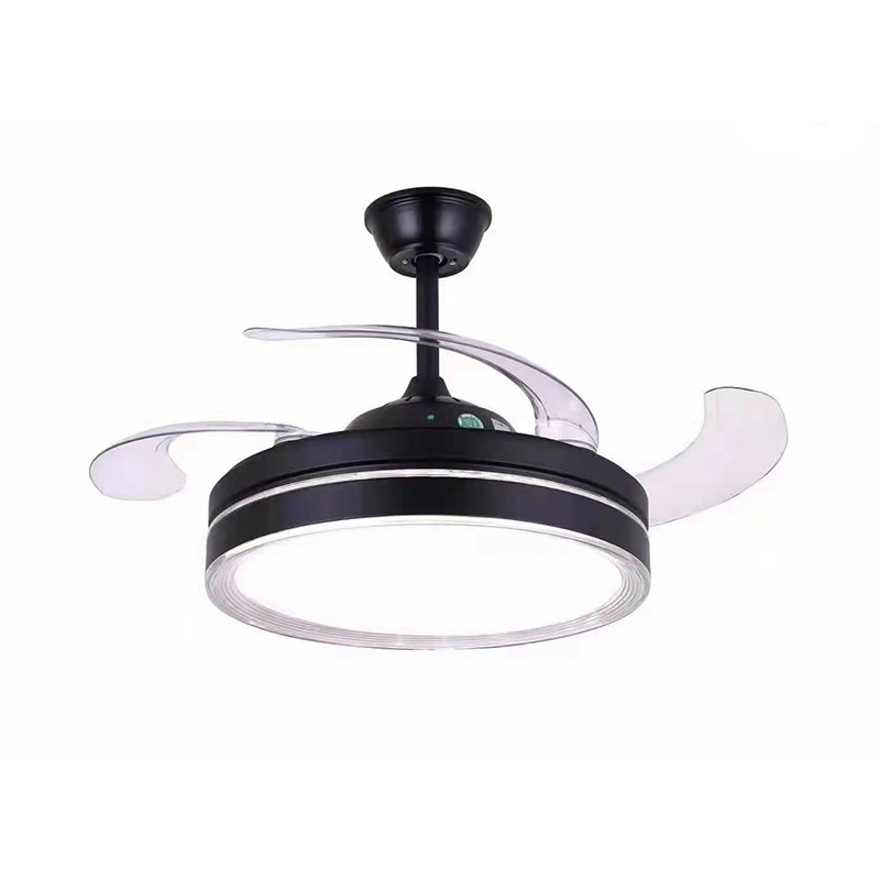 230v led ceiling lamps  Ceiling Fan Lamps LED with 4 Retractable Acrylic Blades Lighting Groups Ceiling Light Fan