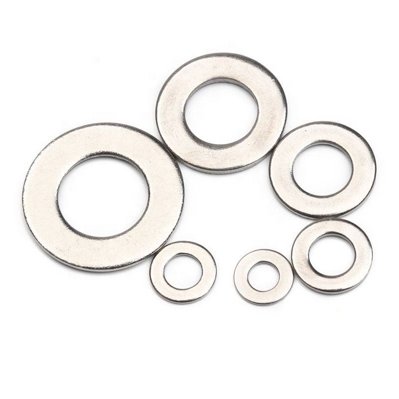 Urlwall 395Pcs Metric 304 Stainless Steel Gasket M4-M12 Set Silver Flat Machine Lock Washer For Hardware Fitting Assortment Kit