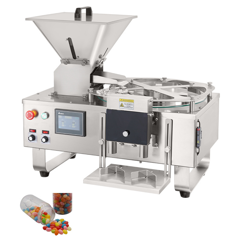 Desktop Counter Small Semi-Automatic Gummy Bear Candy Tablet Bottle Counting Machine Best Selling Type with Low Price