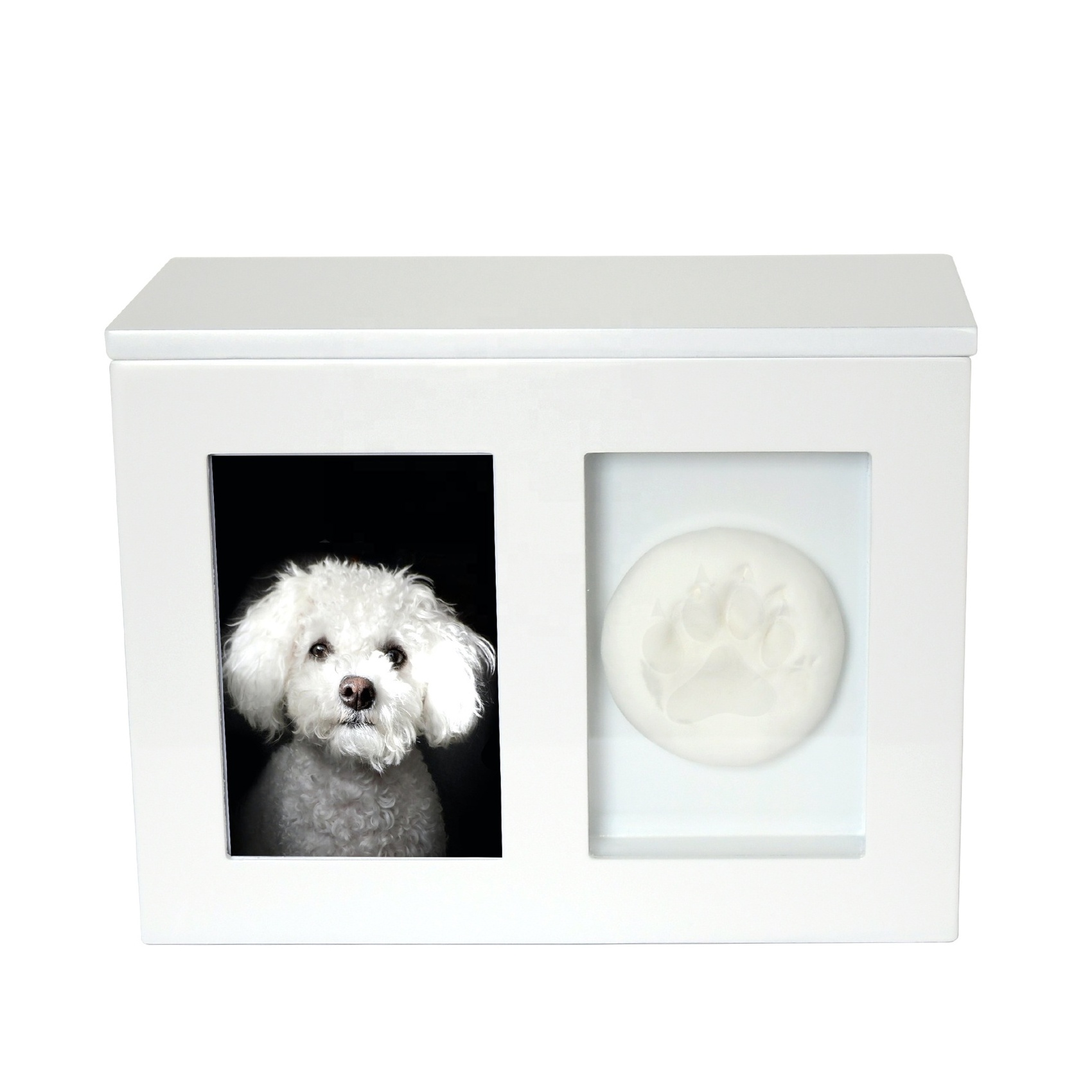 Personalized Custom Memorial Keepsake Cremation Resin Pet Dogs Urns for Dogs Ashes