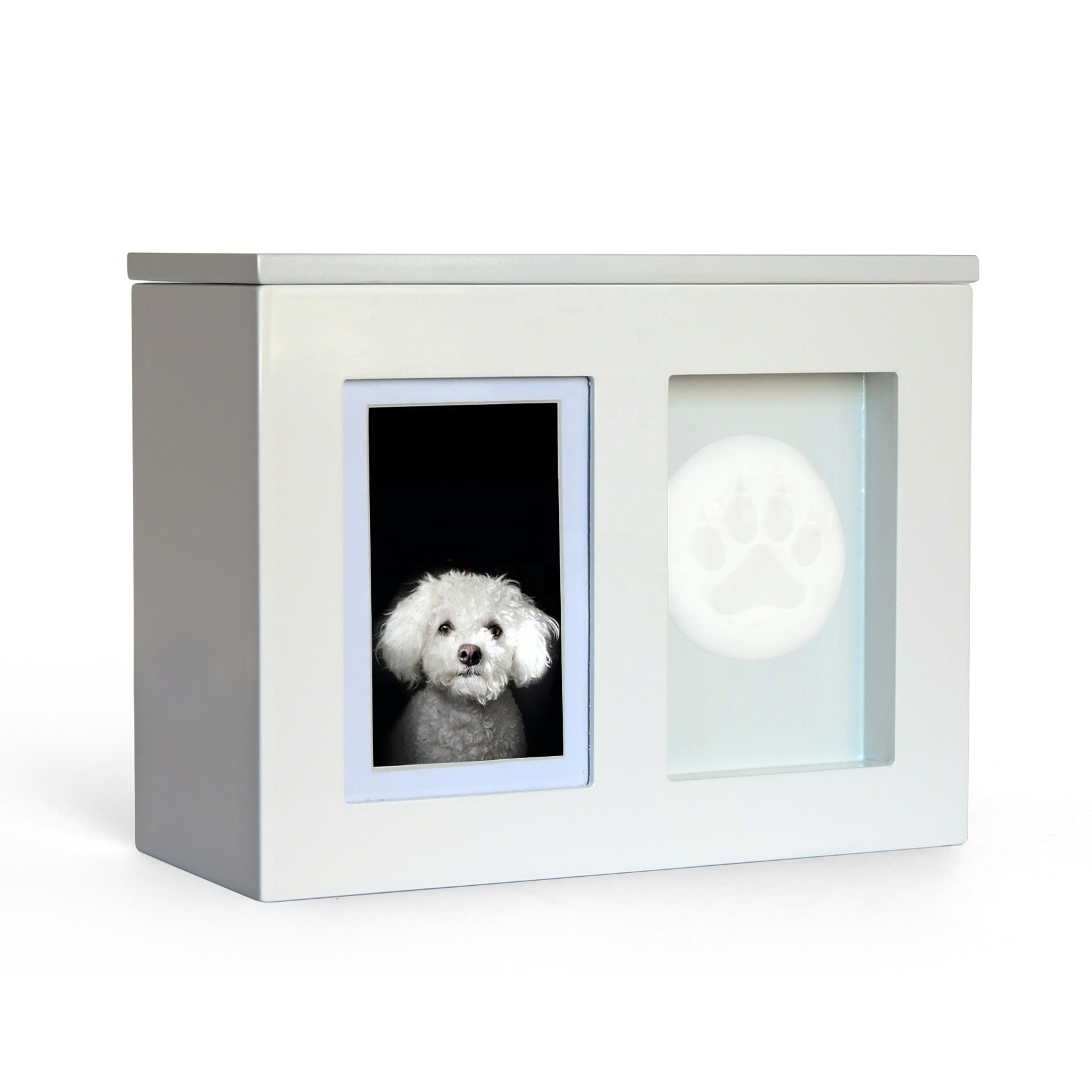 Personalized Custom Memorial Keepsake Cremation Resin Pet Dogs Urns for Dogs Ashes