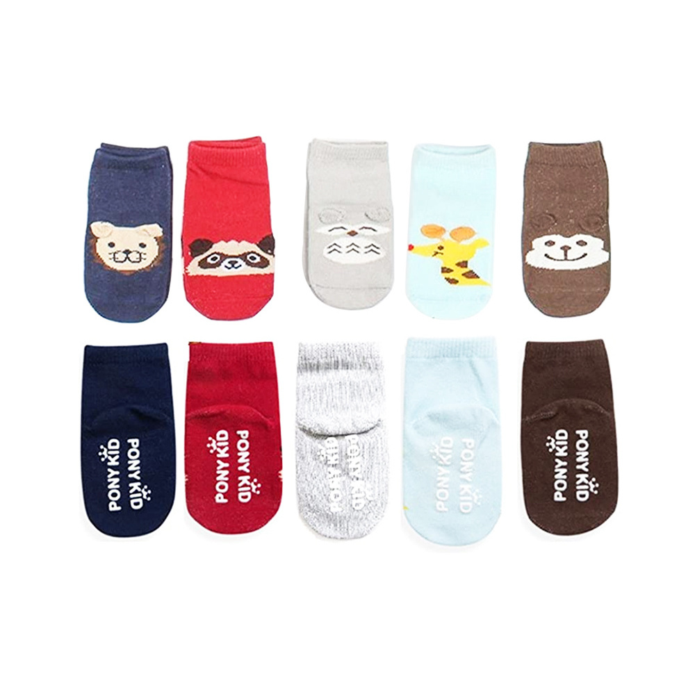 custom top quality baby anti-silp animal kids socks cotton toddler infant gift newborn baby socks