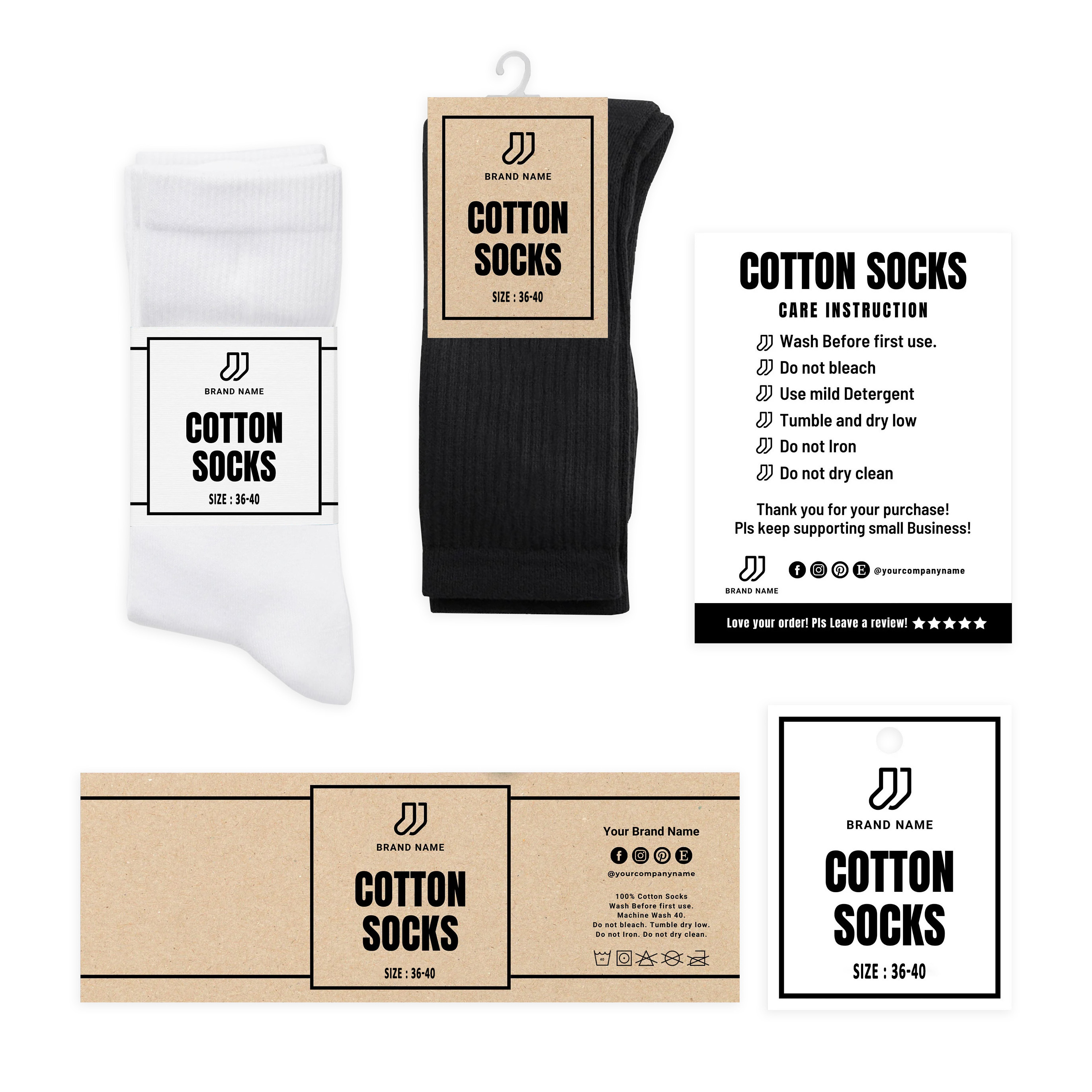 Fashion Blank Plain Customizable Crew Socks Chaussette Men Unisex High Quality Cotton Socks Design Custom Logo Socks