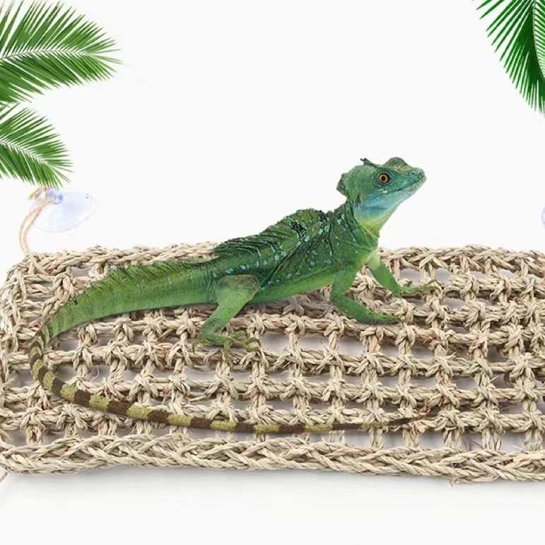 Reptile Lizard Bearded Dragon Hammock Climbing Terrarium Plant Lizard Tank Accessories Ridge Lizard Lounger