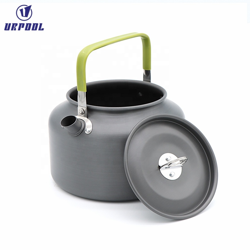 Camping Kettle 1.8L/1.6L Aluminum Alloy Open Campfire Coffee Tea Pot Fast Heating Outdoor Gear Great for Boiling Water