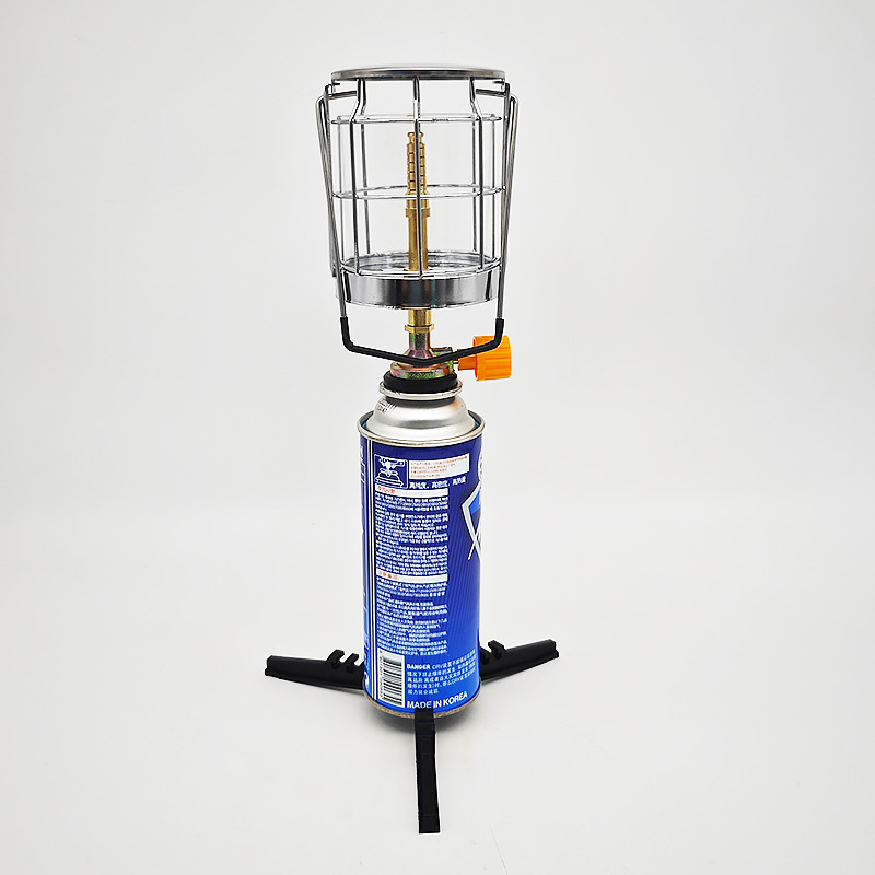 Camping Butane Gas Lantern Outdoor Gas Tent Lamp Emergency Essential Lights with carry bag