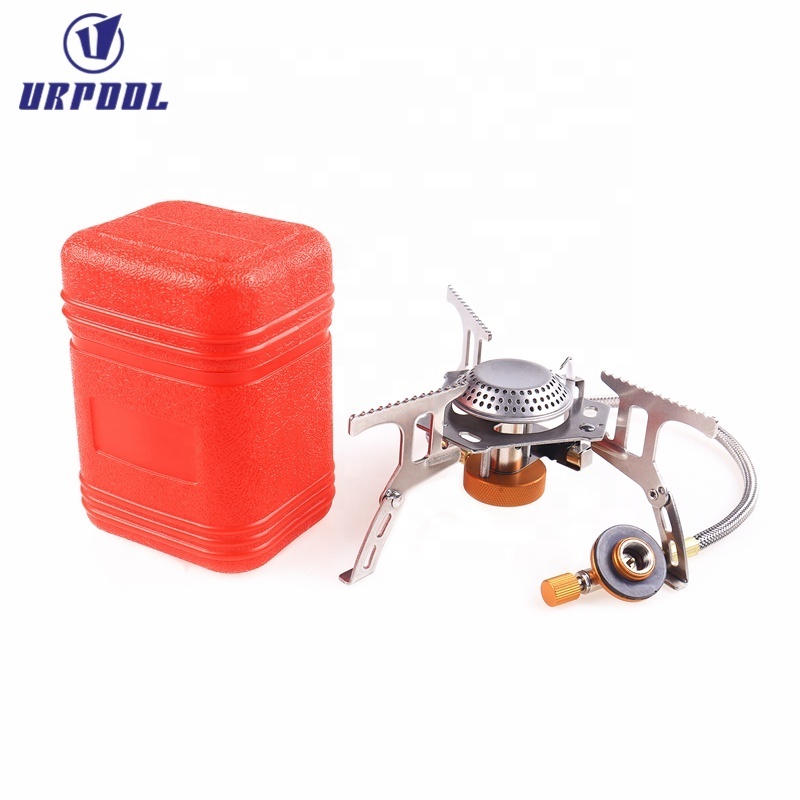 Portable Pocket Rocket Stove Lightweight Camp Stove with Piezo Ignition, Camping Kit for Outdoor