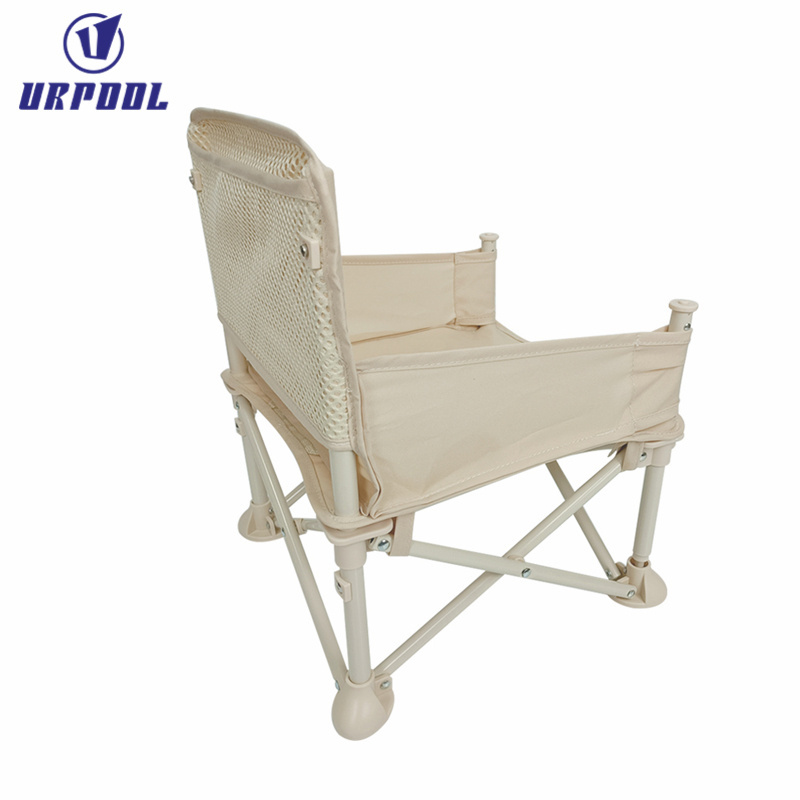 New design toddlers foldable outdoor beach chairs portable sitting chair with fixed belt baby chair adjustable for dining