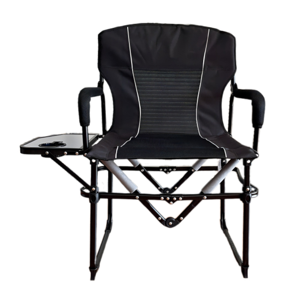 Outdoor Camping Chair Lawn Chairs Camping Directors Chair with Side Table and Storage Pockets for Outdoor Sports