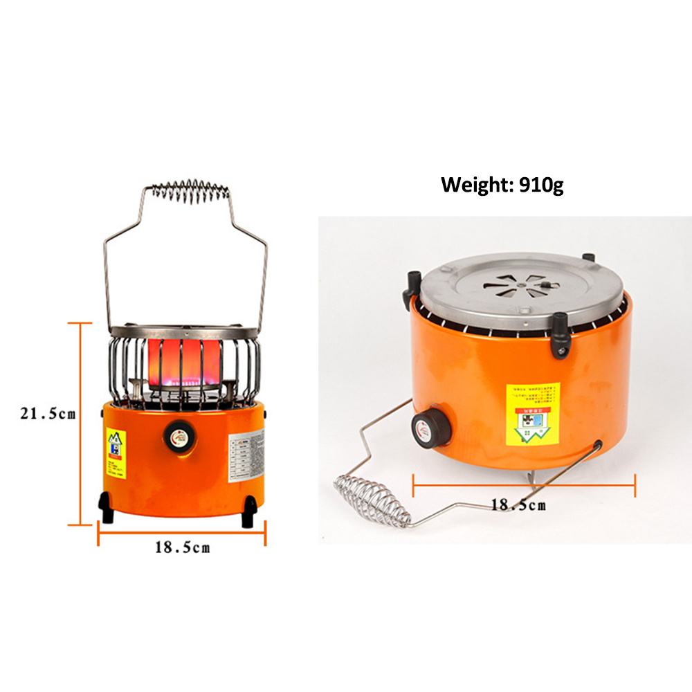 Outdoor Camping Gas Stove Camp Tent Heater for Ice Fishing Backpacking Hiking Hunting Survival Emergency