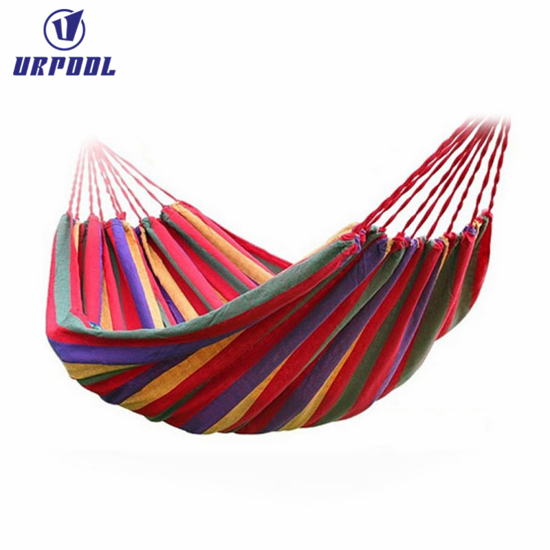 folding cotton 2 person hammock outdoor canvas hammock desk feet hammock