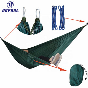 Lightweight Single & Double Camping Hammock With Hammock Tree Straps,Portable Parachute Nylon Camping Hammock for Backpacking