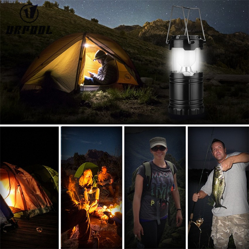 foldable collapsible camping lantern 3w abs collapsible powerful led lamp lantern