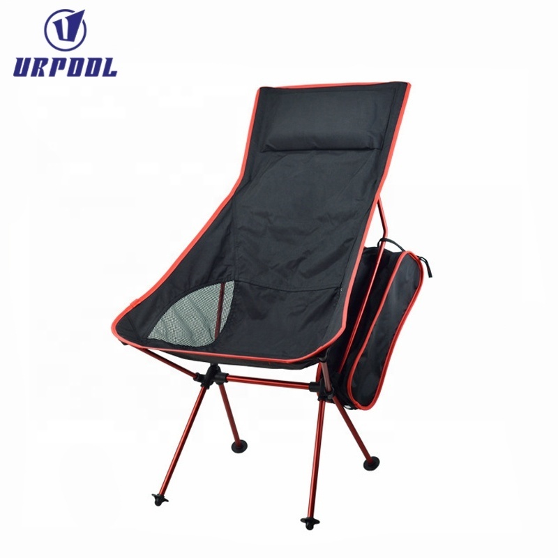 Lightweight Portable High Back Camping Chair, Folding Backpacking Camp Chairs Upgrade with Headrest for outdoor travel BBQ