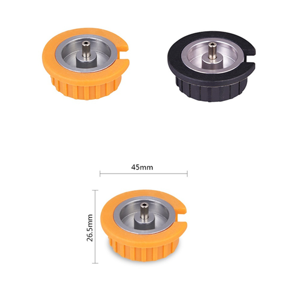 Outside Valve Stove Head Accessories Screw Butane Adapter Butane Gas Cartridge With Self-Closing Function Accessories