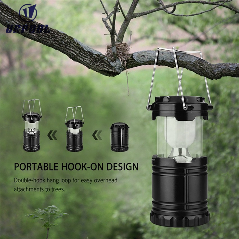 foldable collapsible camping lantern 3w abs collapsible powerful led lamp lantern