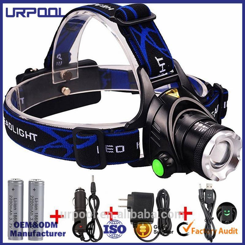 led head lamp with head strap powerful headlamp 10w led light