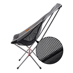 High Back Outdoor Folding Camping Chairs Ultralight Collapsible Frame Heavy Duty Support  chair with Carry Bag for BBQ Beach