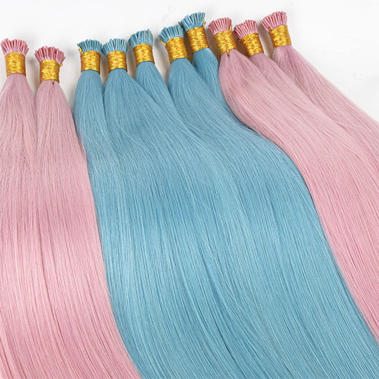 i tip human hair extensions pink human hair wholesale vendor