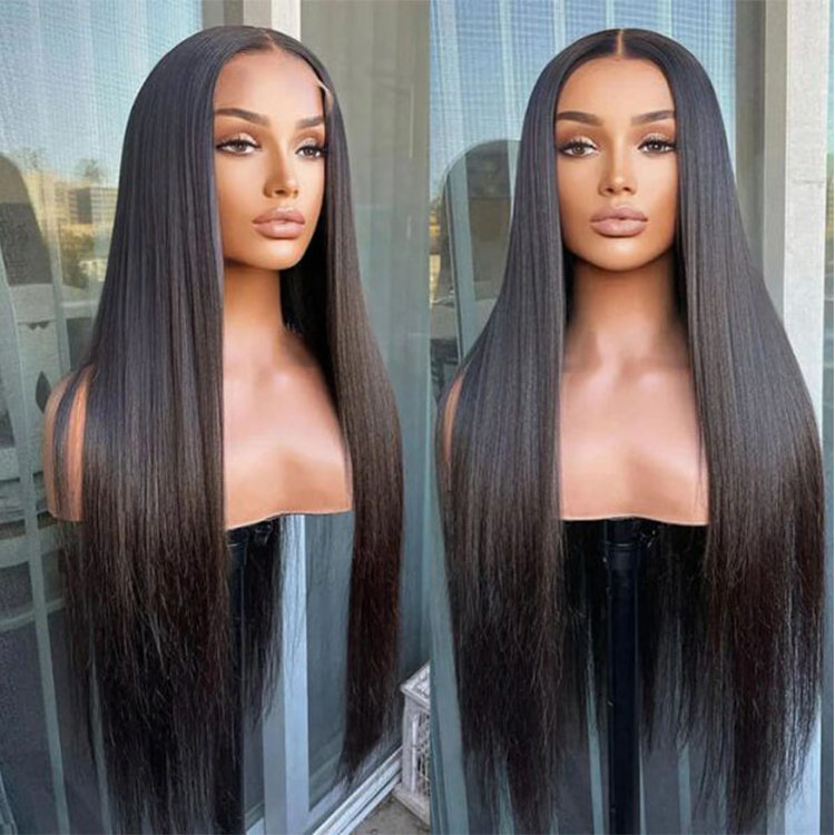 40 Inches Human Hair Full Lace Wigs Brazilian HD Lace 360 Front Human Hair Wigs For Black Women 36inches