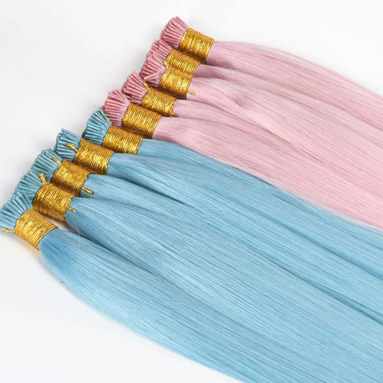 i tip human hair extensions pink human hair wholesale vendor