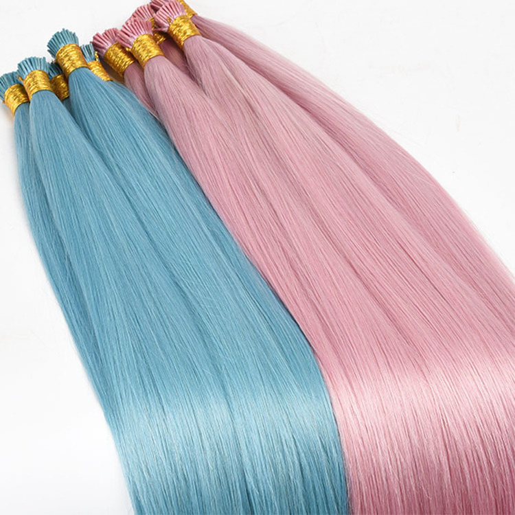 i tip human hair extensions pink human hair wholesale vendor