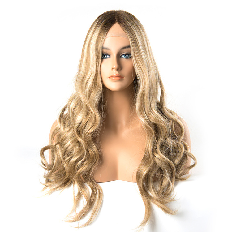 Factory Supplier Blonde European Virgin Hair Silk Top Lace Jewish Wig Kosher sheitel Wig