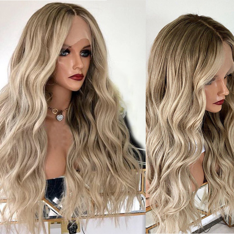 Factory Supplier Blonde European Virgin Hair Silk Top Lace Jewish Wig Kosher sheitel Wig