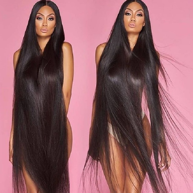 40 Inches Human Hair Full Lace Wigs Brazilian HD Lace 360 Front Human Hair Wigs For Black Women 36inches