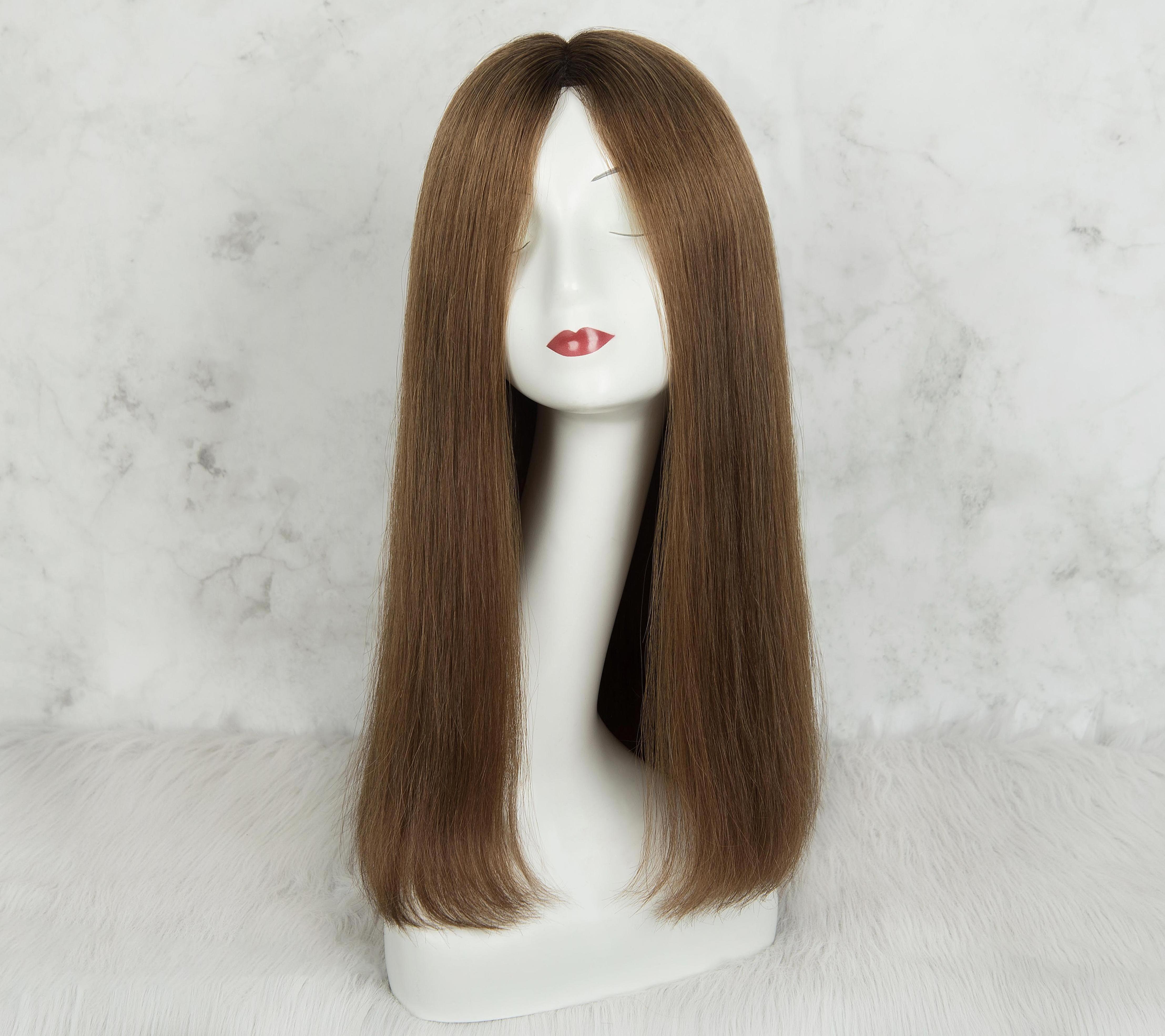 Dark Brown European Human Hair Wig Jewish Wig Sheitel Shevy/Irene/Miri kosher wigs european jewish wig