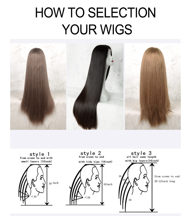 Best Selling Top Quality 100% European Russian Cuticle Aligned Virgin Human Hair Silk Top Jewish Wigs Kosher Wigs