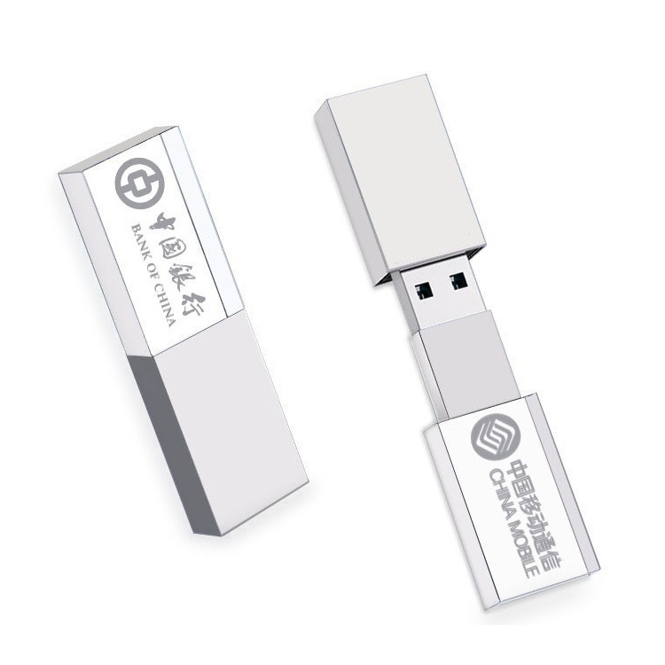 2023 Gadgets Corporate Gifts Cles USB 2.0 3.0 32GB 64GB 128GB Pormo Memoria USB LED Glass Flash Drive With Box Wedding USB stick