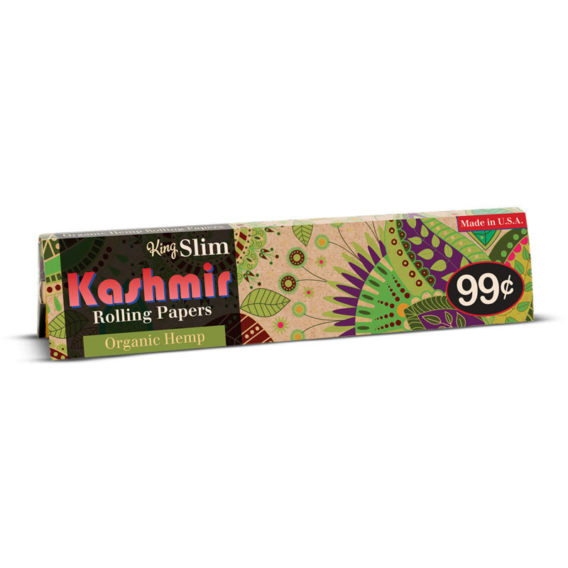 Kashmir Organic Hemp King Size Rolling Cigarette Paper Premium Quality made in usa