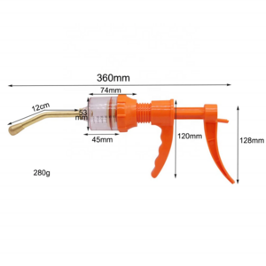 Drencher Gun Plastic / Horse Equine Drenching Syringe 300ML