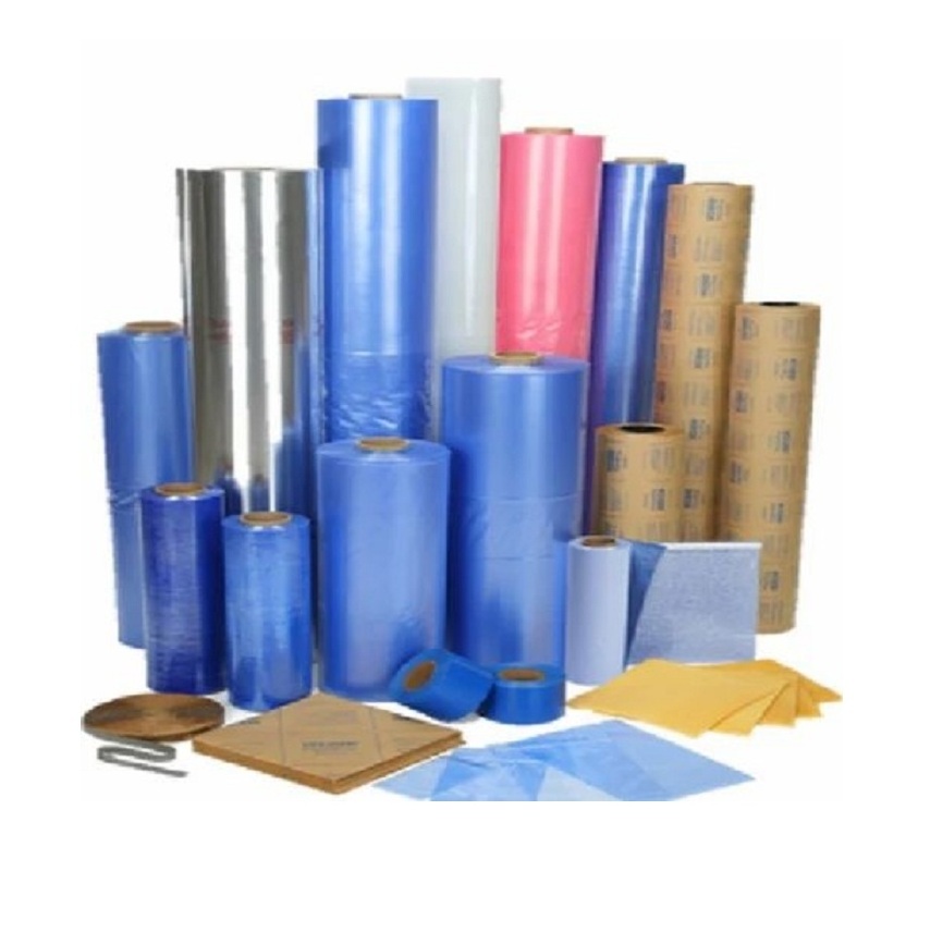 High Quality Black Vci Stretch Wrap Film for Industrial Single Sided Surface Protection Guard Lamination Rolls Wholesale Price