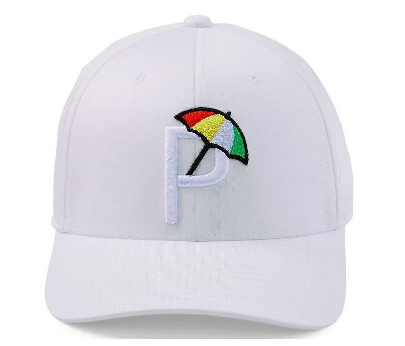 Palmer P Cap by P-u-m-a   Gray Logo Pu-ma Palmer Hat - Free Palmer Lapel Pin Available in Best Price