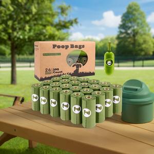 Eco-Friendly Cornstarch Solution Custom Biodegradable Dog Poop Bags Available at Wholesale Price from India