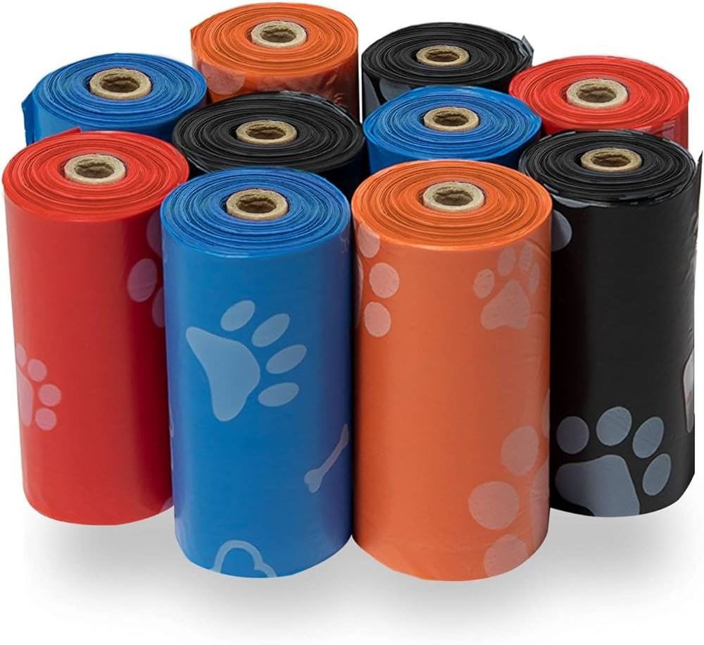 New Arrival Customized Logo Printed Pet Waste Disposal Unscented Cornstarch Based Dog Poop Bags at Best Prices