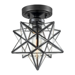 Moravian star ceiling light fixture industrial modern ceiling lamp