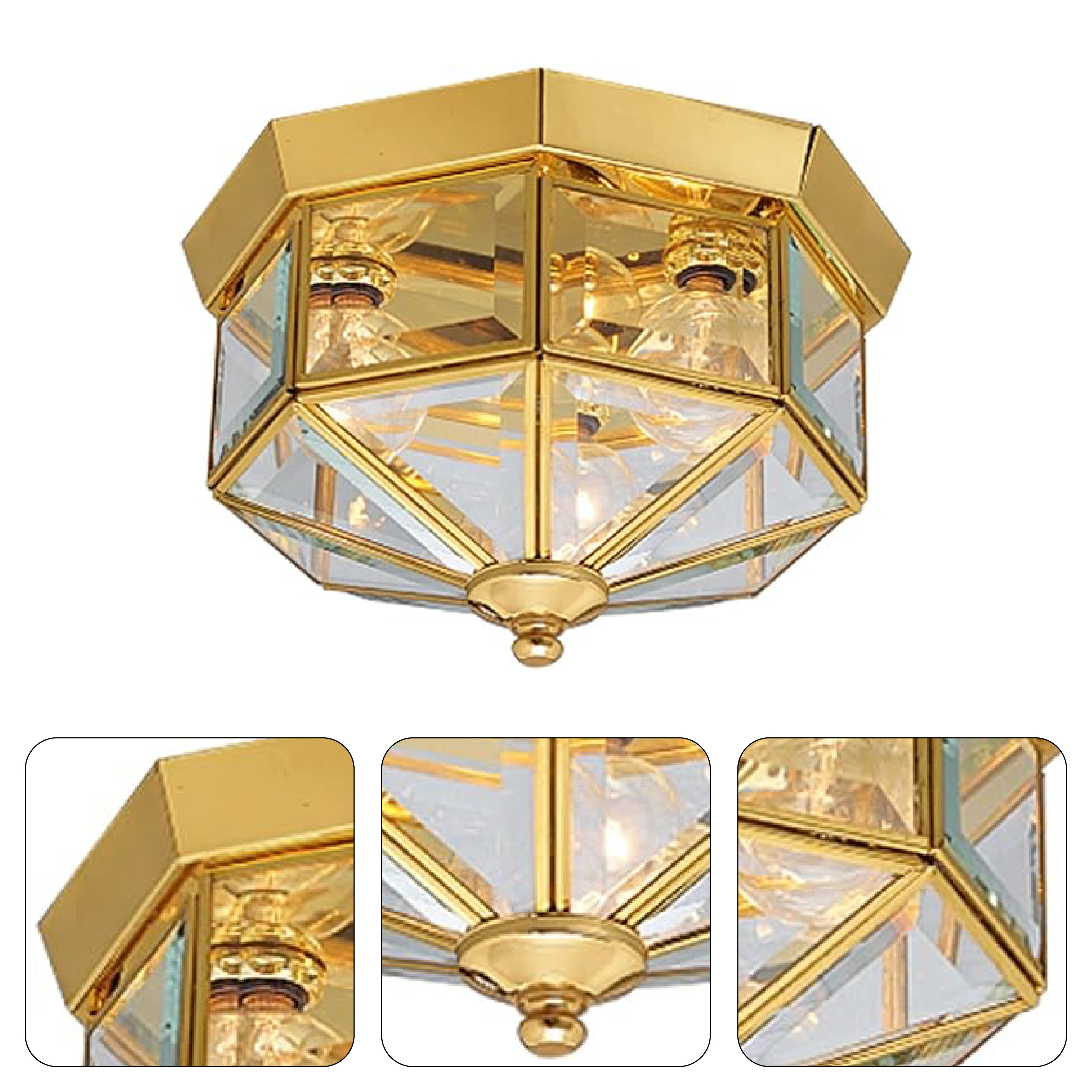 Gold flush mount ceiling light modern light fixtures ceiling mount