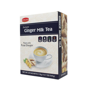 Pocas Instant Honey Ginger Tea 24 Boxes/20 Sachets 100% Natural Instant Honey Ginger Tea Made With Real Ginger