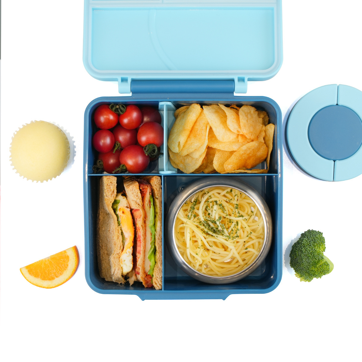 Small Kids Stainless Steel Lunch Box Containers With Compartments