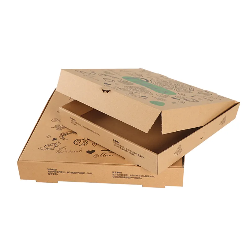 Good Quality Eco-Friendly Recycled Material Custom Shipping Boxes Wholesale Pizza Box Packaging Boxes