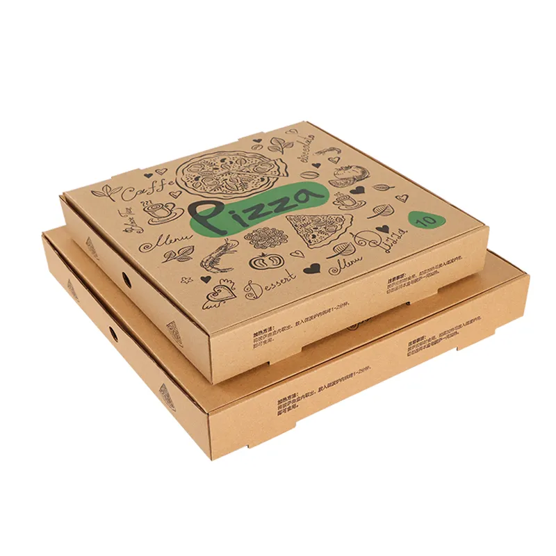 Good Quality Eco-Friendly Recycled Material Custom Shipping Boxes Wholesale Pizza Box Packaging Boxes