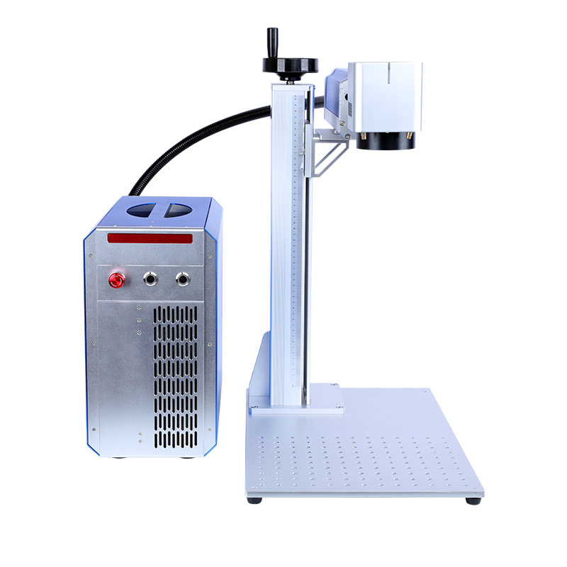 20w/30w/50w white/black/color fiber laser marking machine price /fiber laser engraver/laser marker on meta