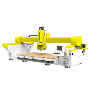 4+1 axis 4 aixs tiles stone slab bridge saw cutter machine granite marble cutting machine