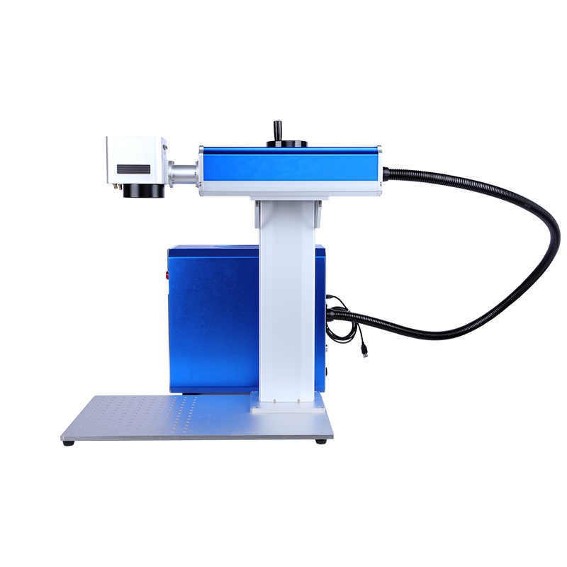 20w/30w/50w white/black/color fiber laser marking machine price /fiber laser engraver/laser marker on meta