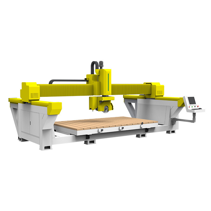 4+1 axis 4 aixs tiles stone slab bridge saw cutter machine granite marble cutting machine